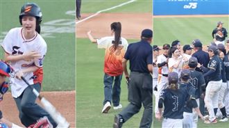 南珉貞怒衝投手丘「板凳清空」下秒神反轉