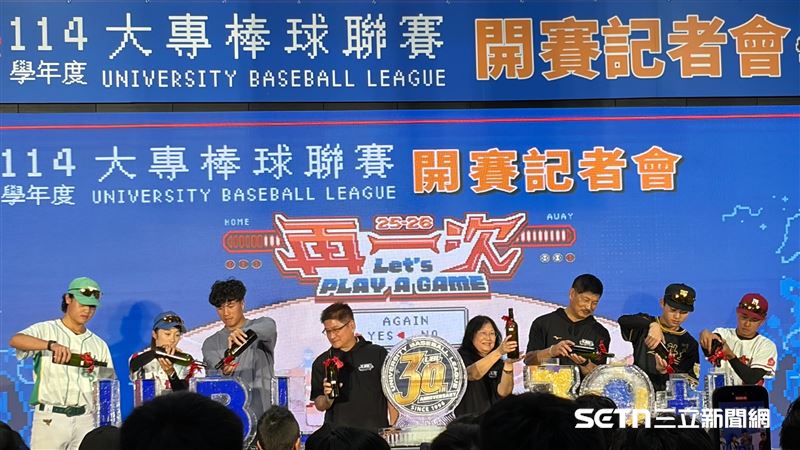 大專棒球聯賽記者會。（圖／記者張沛嘉攝影）