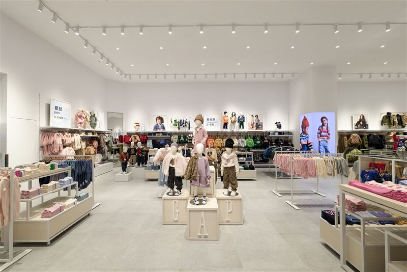 Gap進駐新北中和環球購物中心，以全新社區型百貨據點打造一站式親子時尚與生活購物空間。（圖／品牌業者提供）