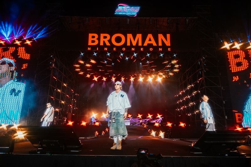 玖壹壹「南北貳路」連兩天掀起高潮。（圖／KKLIVE、混血兒娛樂提供）