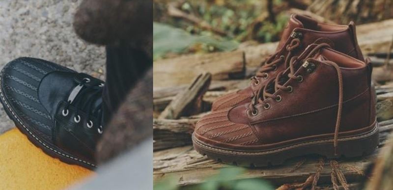 復刻經典橡膠鞋頭包邊設計，搭配純色圓形編織鞋帶和定製雙色圓形編織鞋帶。（圖／品牌業者提供）