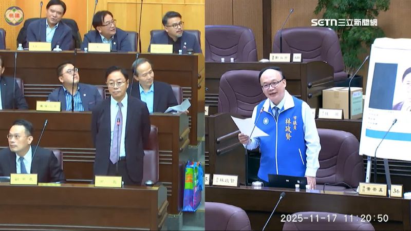 國民黨議員林政賢質詢張善政