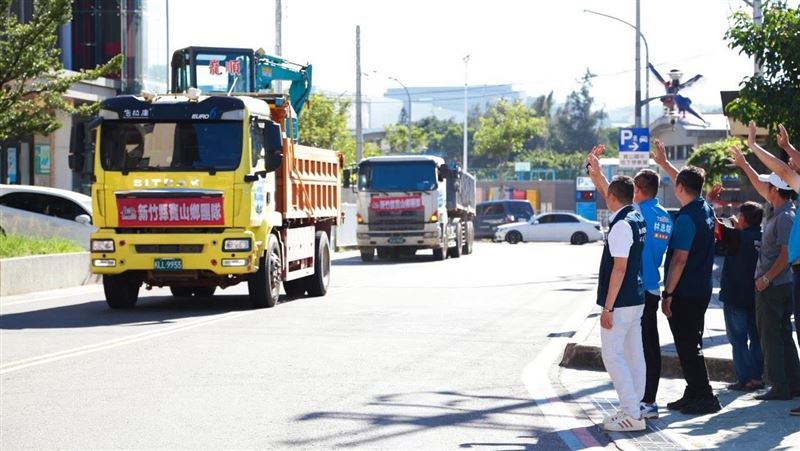 跨縣市合作!寶山鄉公所馳援花蓮災後復原