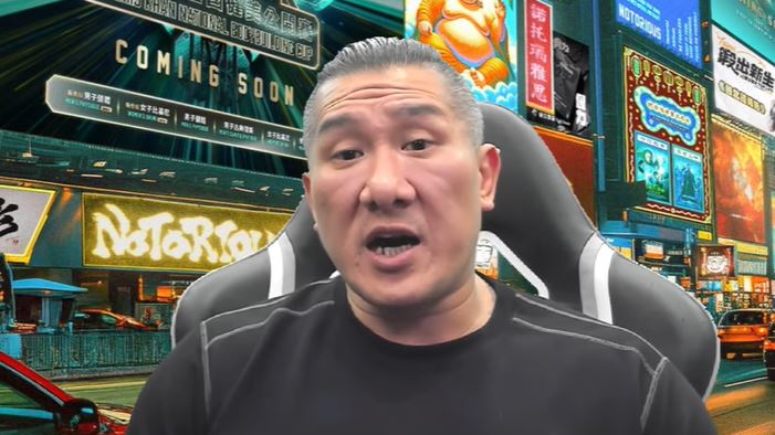 館長今開直播透露沒拿國台辦的錢。（圖／翻攝自館長惡名昭彰YT）