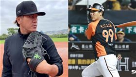 中國CPB聯盟規章明定每隊「台港澳球員至少10人」，傳出前大聯盟投手曹錦輝和前統一獅「神全」林益全有望西進。（圖／翻攝自曹錦輝臉書、記者劉彥池攝影）