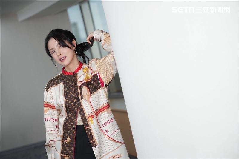 林予晞在電影中，飾演相當替學生著想的菁英班導師。（圖／記者趙于瑩攝影）