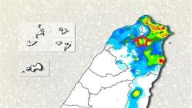 鄭明典分享最新累積雨量圖，直呼「那個不下雨的洞！」（圖／翻攝自鄭明典 臉書）