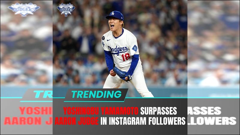 山本由伸IG有多達219萬追蹤人數。（圖／翻攝自X平台 @DodgersNation）