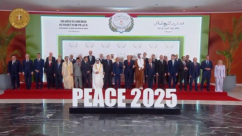 11月上旬，埃及在紅海度假城市沙姆沙伊赫主辦「加薩和平峰會」，多國同時見證加薩和平協議的正式簽署。（圖／翻攝自X平台 @MEAIndia）