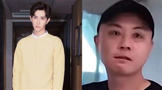 有傳言指出于朦朧（左）下體疑被切除，被導演一口吃下肚，而劊子手就是杜強（右）。（圖／翻攝自于朦朧微博、李沐陽新聞看點YT）