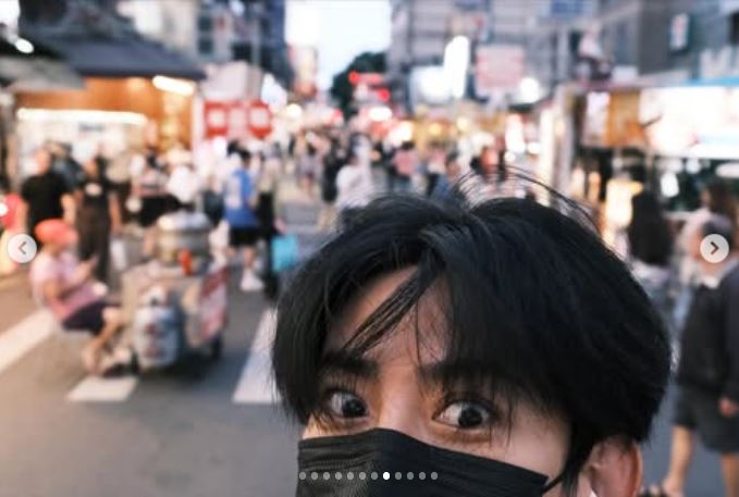 正在台中拍戲的玉澤演，四處體驗台灣日常生活。（圖／翻攝自IG @taecyeonokay）