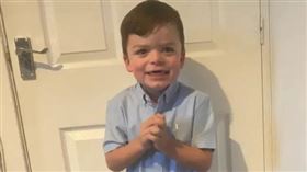 4歲的泰特罹患罕見的桑菲利波症候群，俗稱「孩童失智症」。（翻攝gofundme.com）