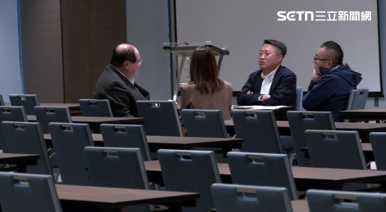 民眾黨祕書長周榆修、民眾黨團主任陳智菡、國民黨秘書長李乾龍、國民黨副秘書長兼組發會主委李哲華到現場場勘。（圖／翻攝畫面）