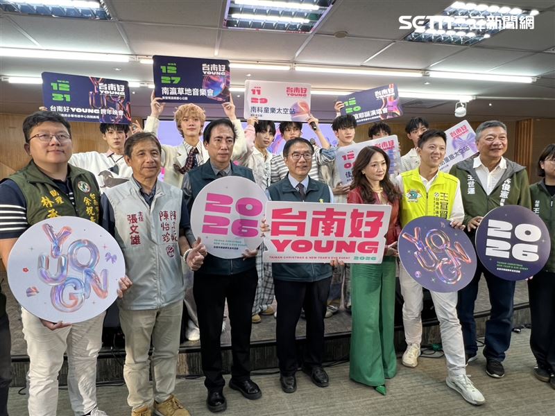 2026台南好young耶誕跨年系列活動即將於11／29展開。（圖／記者林昱孜攝影）