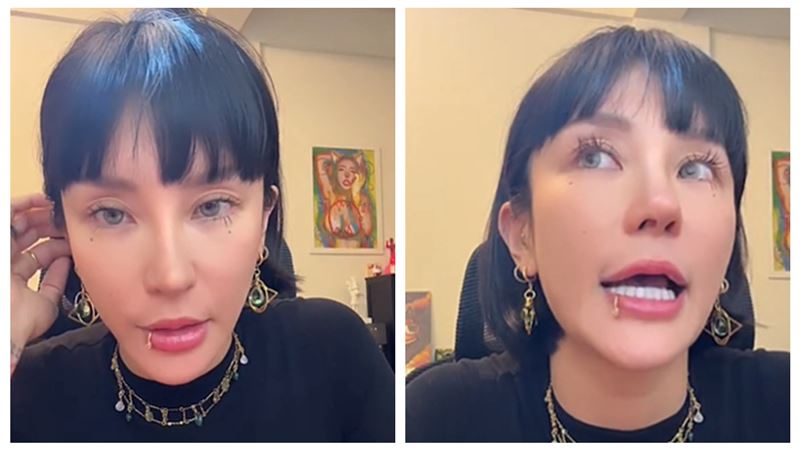 梁云菲出院後開直播報平安。（圖／翻攝自IG @nanaliangbadgal）