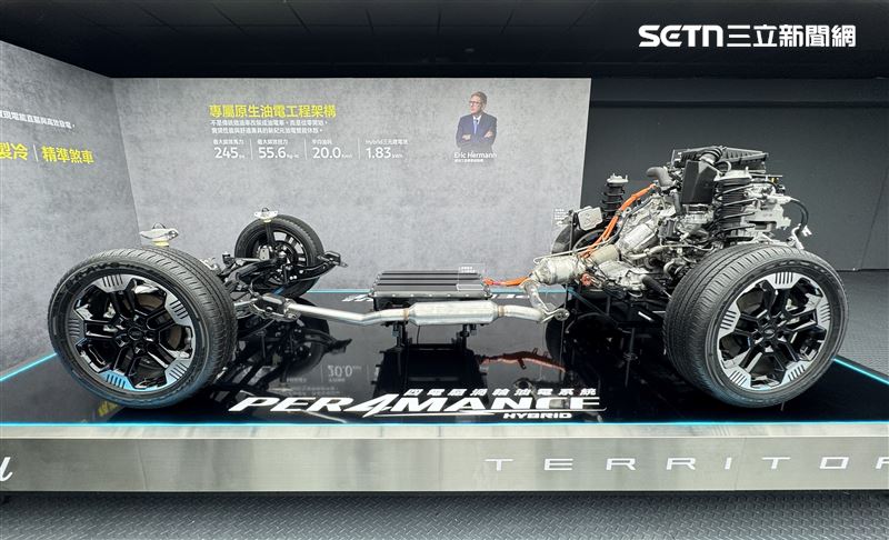 Ford從頭打造專屬油電系統。（圖／鍾釗榛攝影）