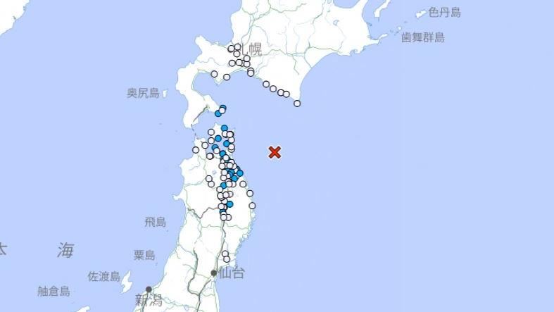 新／地牛翻身！日本青森外海規模4.7地震