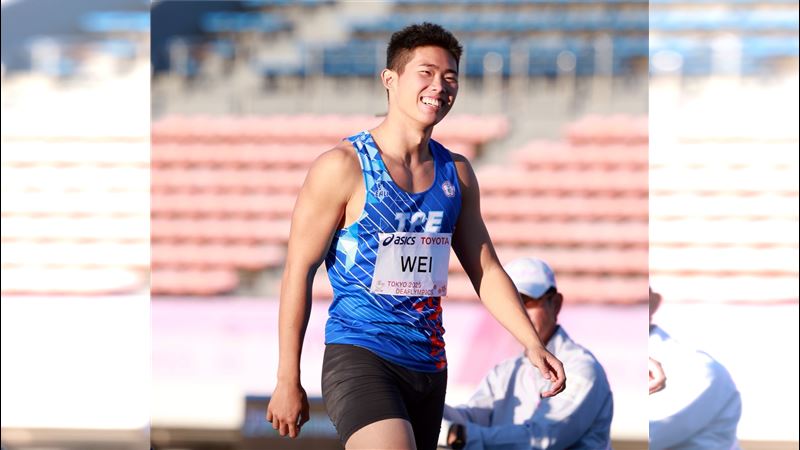 台灣18歲新秀危宇澤於2025東京聽奧田徑男子十項全能賽事以5985分勇奪銀牌。（圖／運動部提供）