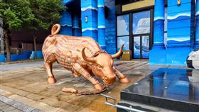 江海大樓,變裝牛,回歸,竹北（圖／民眾提供）