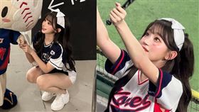 「AI女神」李珠珢近日前往東京巨蛋代表韓國隊應援（圖／翻攝自IG @0724.32）