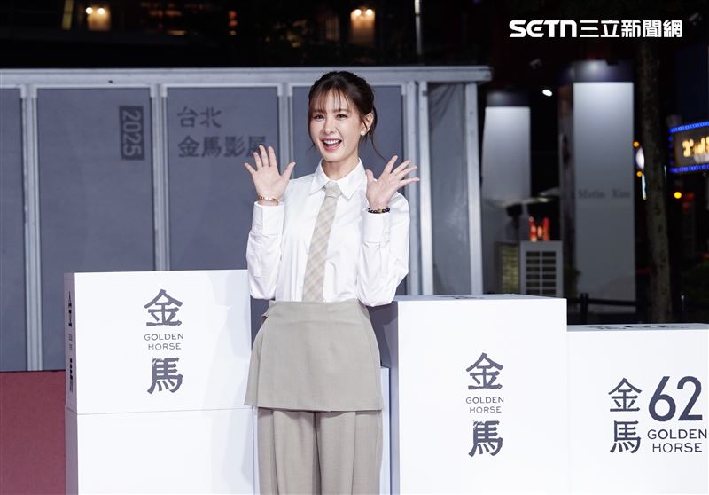 安心亞出席《陽光女子合唱團》金馬影展活動。（（圖／記者趙于瑩攝影）