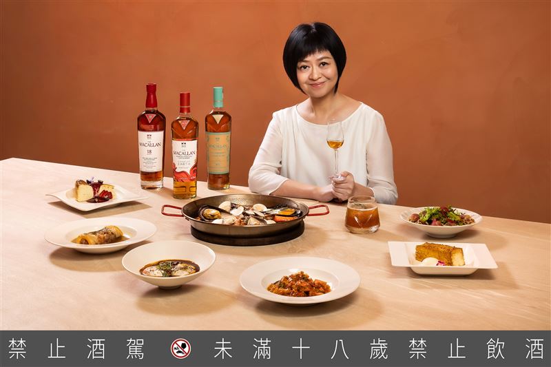 麥卡倫《為時代 創新味》再度攜手葉怡蘭，開啟歲末餐桌新態度。（圖／品牌業者提供）