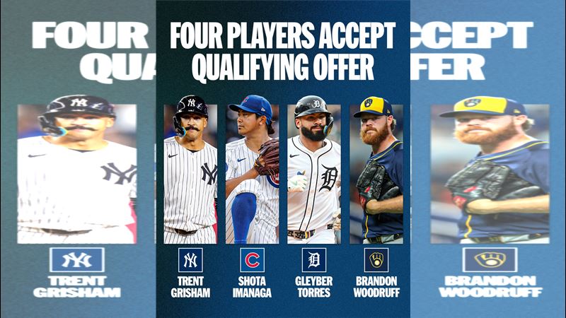 4人簽合格報價　今永昇太、葛林斯欽入列