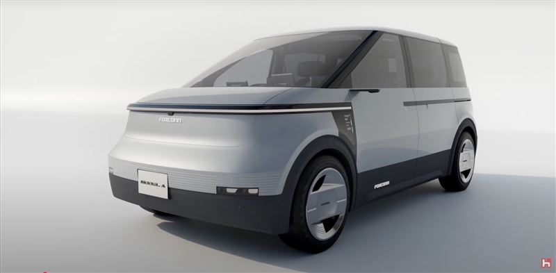 鴻海Model A電動MPV。（圖／翻攝自鴻海官網）