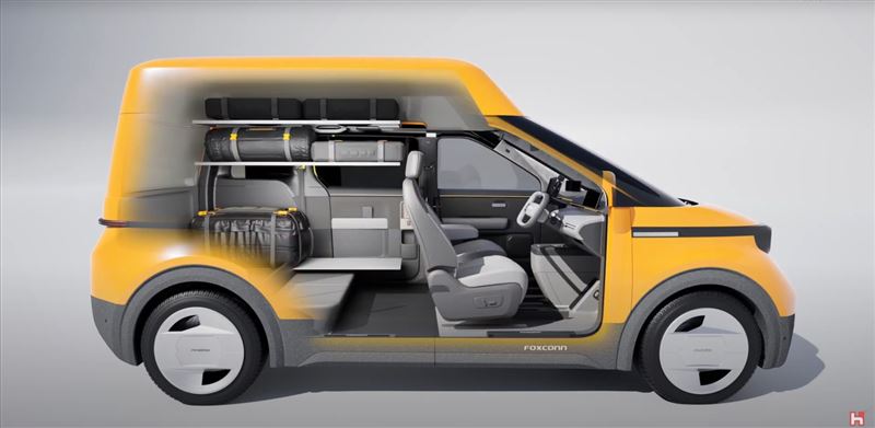 Model A也可以做為商用與貨運用車。（圖／翻攝自鴻海官網）