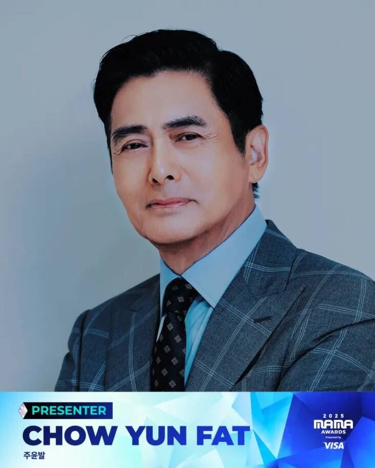 今年MAMA頒獎典禮追加出席名單，香港影壇代表性人物周潤發確定擔任頒獎人。（圖／翻攝自IG @CJ ENM）