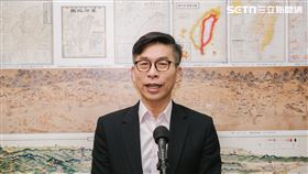 葛如鈞用AI回答網友提問，鍾佳濱表示，看來國民黨用的還沒被中國污染。（圖／記者楊士誼攝影）