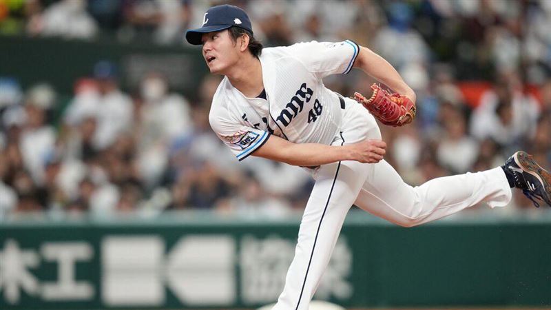 今井達也正式公告入札MLB。（圖／翻攝自X平台 @Lions_Official）