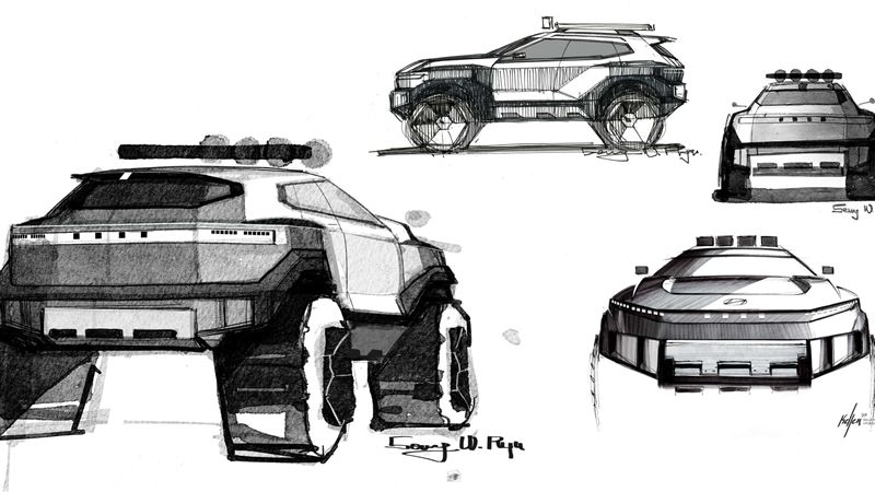 現代汽車Crater越野概念車。（圖／翻攝Hyundai網站）
