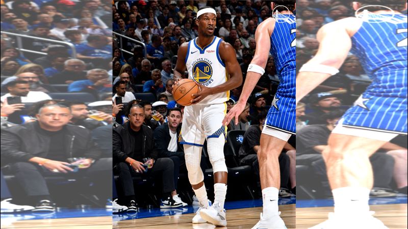 勇士巴特勒（Jimmy Butler III&nbsp;）挹注33分6籃板6助攻。（圖／翻攝自X平台 @warriors）