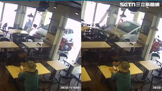 車突詭90度轉撞知名早午餐店內…她這樣說