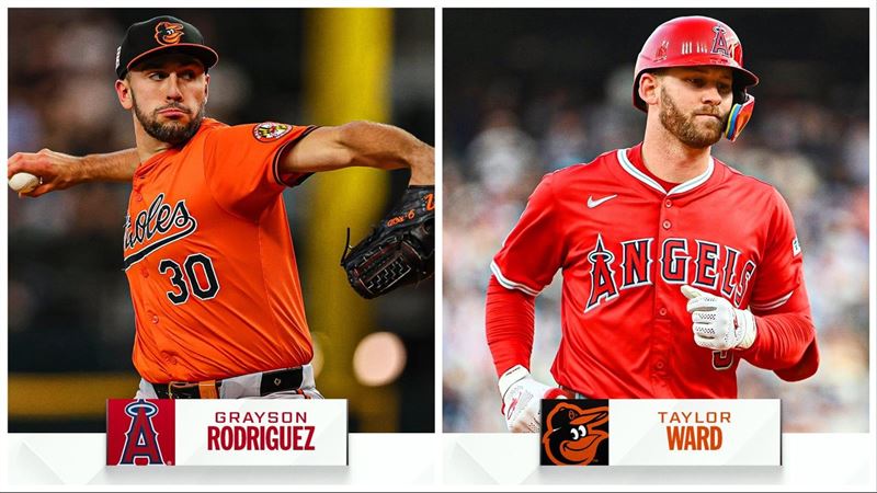 天使與金鶯發動重磅交易。（圖／翻攝自MLB X）