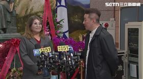 何鷹鷺在國民黨中央黨部受訪卻被阻止（圖／翻攝畫面）