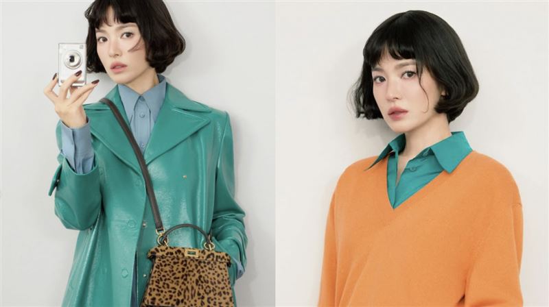 宋慧喬蓬鬆微卷短髮造型獲讚。（圖／翻攝自IG）