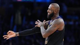 詹姆斯（LeBron James）。（圖／美聯社／達志影像）