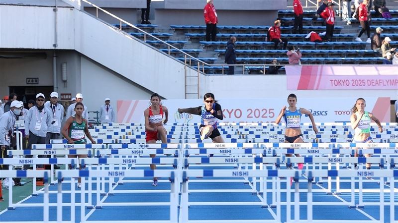 田徑女子100公尺跨欄好手許樂克服傷勢陰霾，站上聽奧舞台展現佳績。（圖／運動部提供）