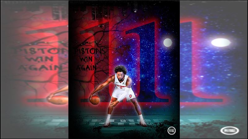 康寧漢（Cade Cunningham）傷癒歸隊轟25分，活賽11連勝。（圖／翻攝自活塞推特）