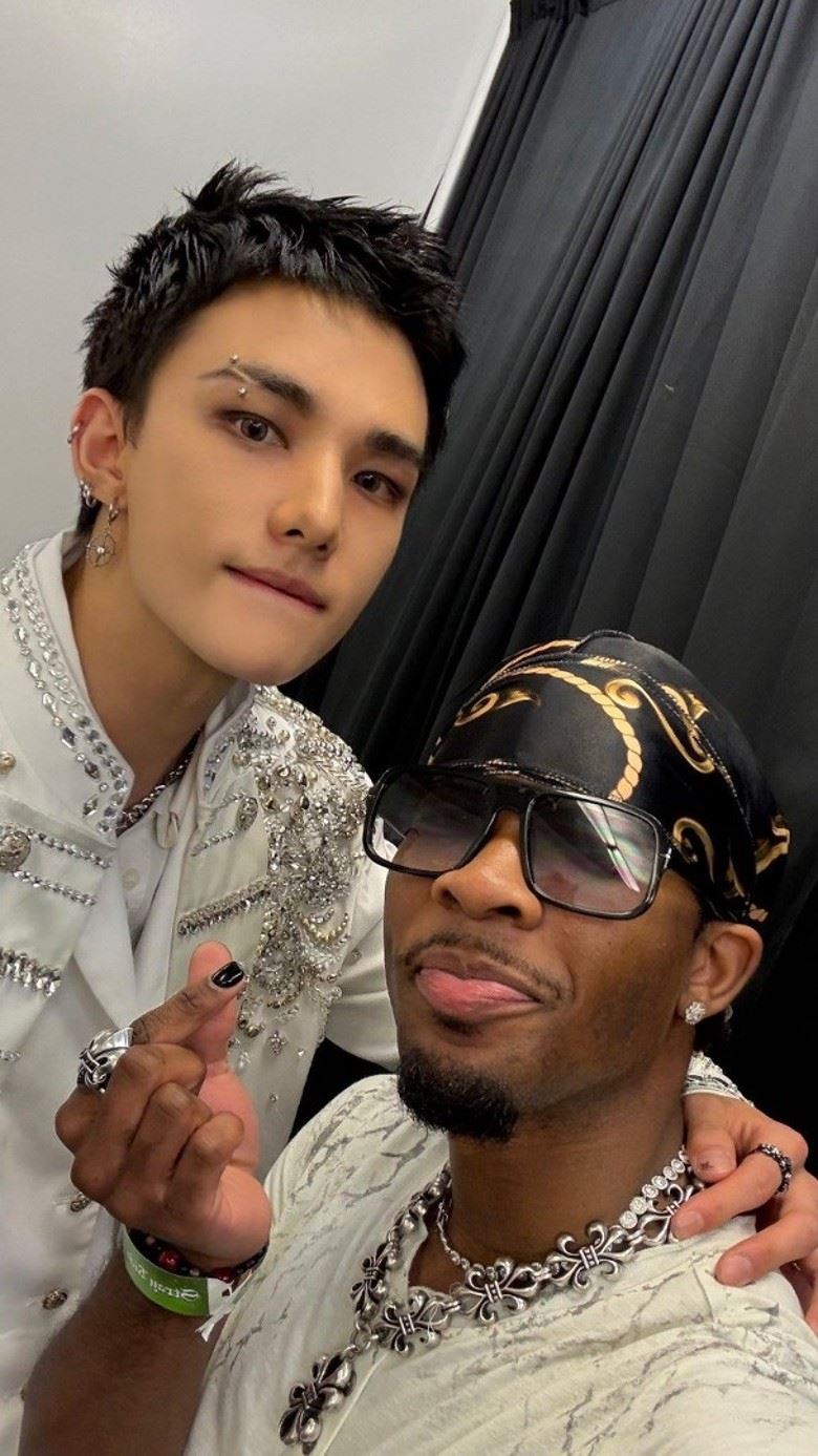 D4vd曾與韓國天團Stray Kids成員鉉辰合作。(圖／翻攝自D4vd IG)