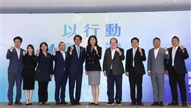 「鄭黃會」在新莊登場，警方編排14警力到場維護秩序。（圖／記者者鄭孟晃攝影）