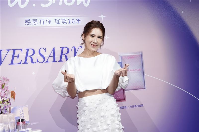 小禎今天現身受訪。（圖／記者趙于瑩攝影）