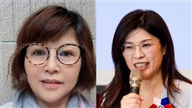 許美華說，國民黨考紀會如果對鄭麗文（右）講話沒有意見，就沒理由處分何鷹鷺（左）。（組合圖／翻攝自國民黨官網、鄭麗文臉書）