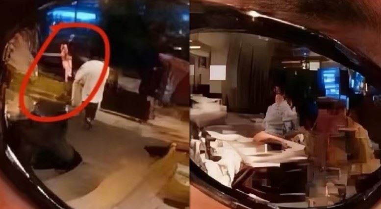 焦邁奇墨鏡疑似反射出案發當時現場。（圖／翻攝自Threads）