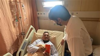 光復「超人村長」過勞病倒！蕭美琴獻祝福