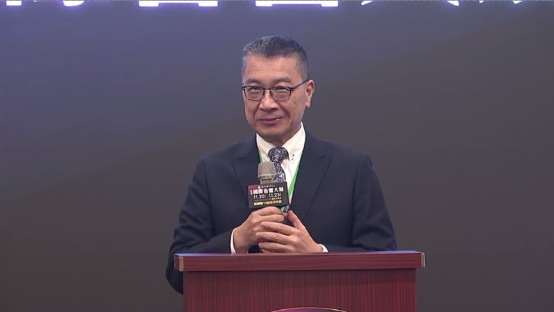 民進黨秘書長徐國勇出席「第46屆TECA 台北國際音響大展開幕典禮」（圖／翻攝畫面）