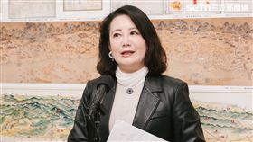 吳思瑤表示，鄭黃會可用「互相拉抬、各取所需、互相利用、各懷鬼胎」16字註解。（圖／記者楊士誼攝影）