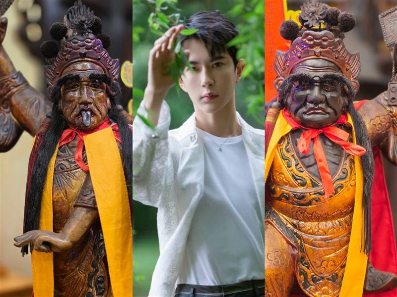 殺于朦朧兇手完了！台灣神界開始出手緝兇，城隍爺火大派七爺八爺快抓惡人。（圖／翻攝自IG @alanyu0615、記者鍾志鵬攝影）